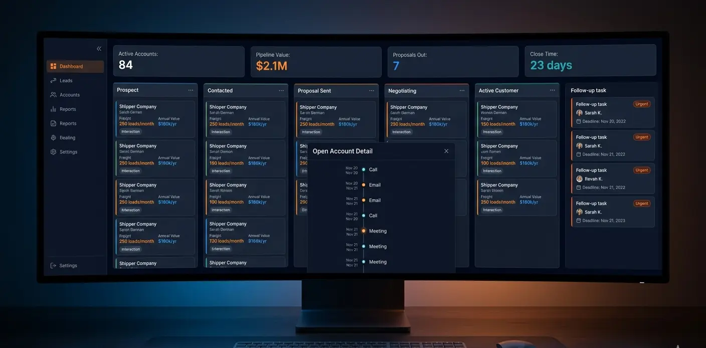CRM for Trucking — WAQ Technologies